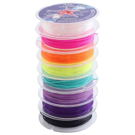 Stretch Magic 1mm 8 Color Bead & Jewelry Cord Value ct | Michaels